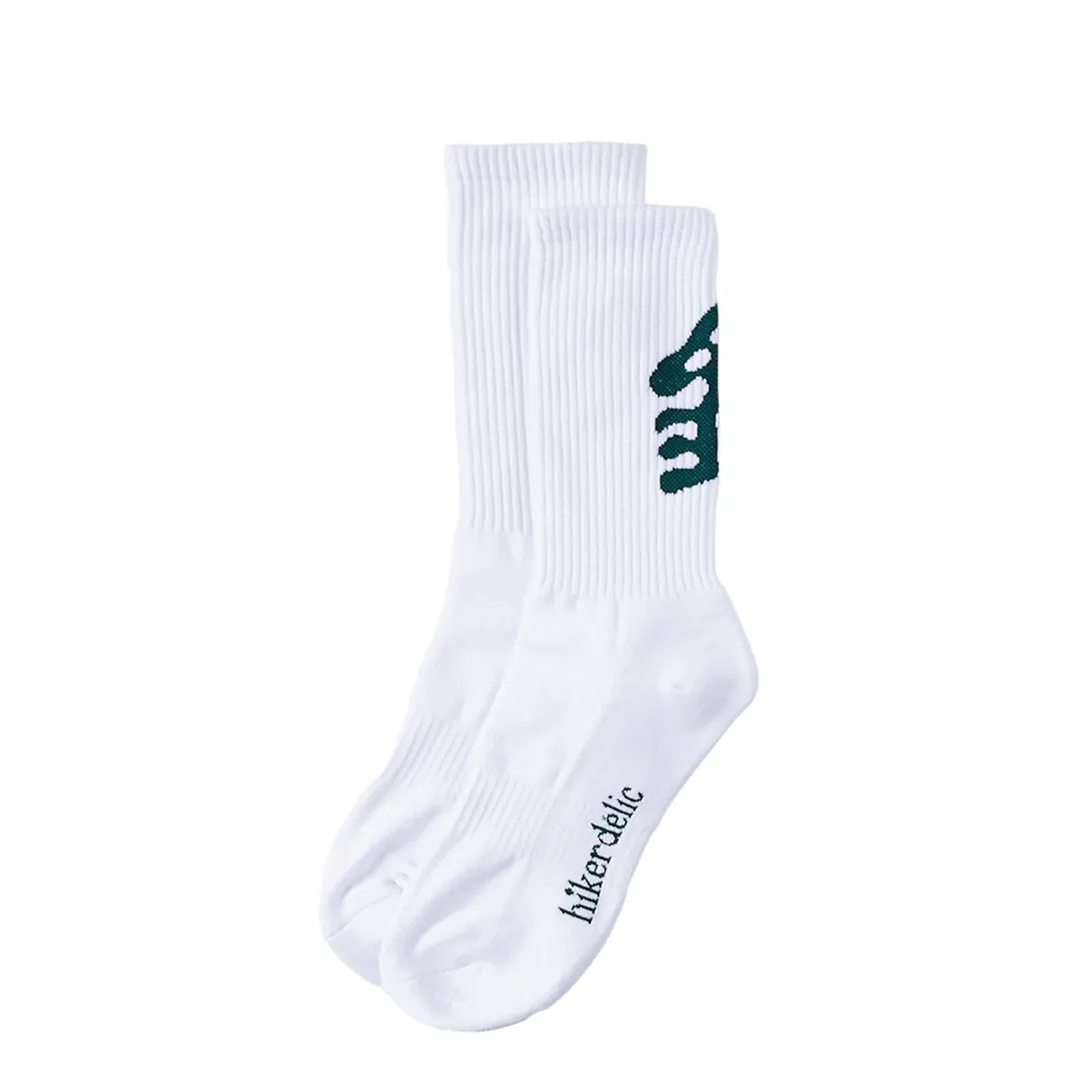Hikerdelic Trip Socks White / Dark Green