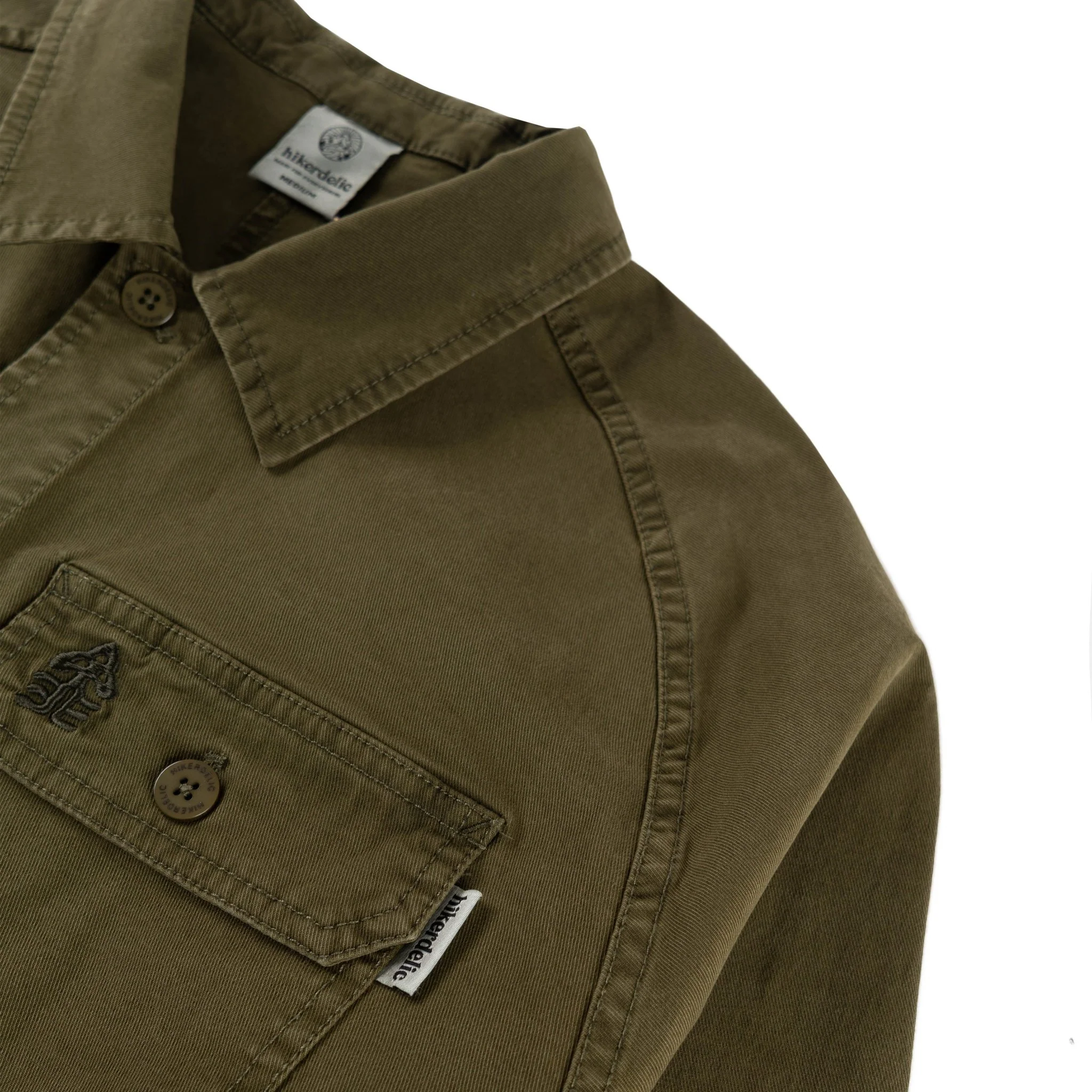 Hikerdelic Utility Shirt Lichen Green - Image 3