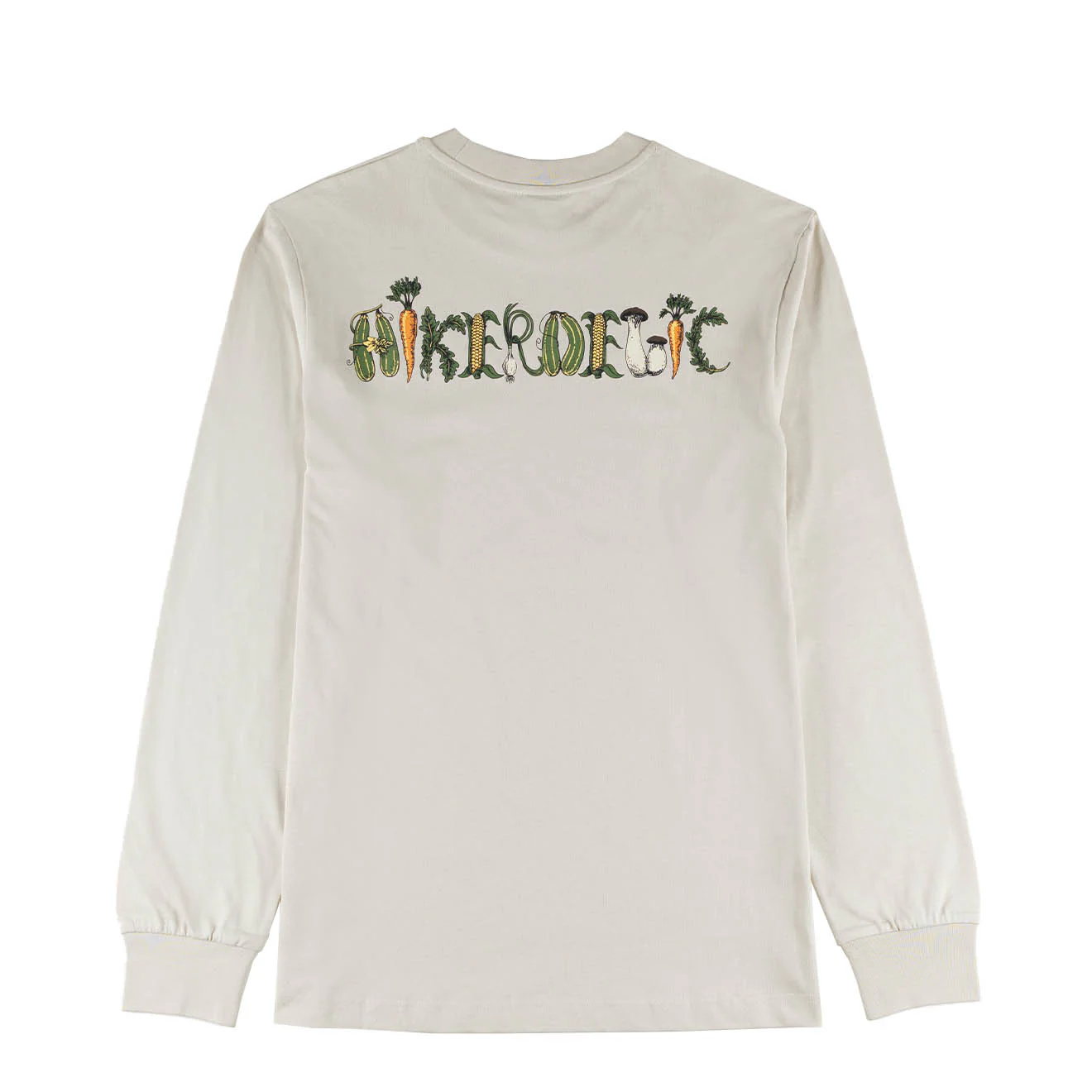 Hikerdelic Vegetable LS T-Shirt Oatmilk - Image 2