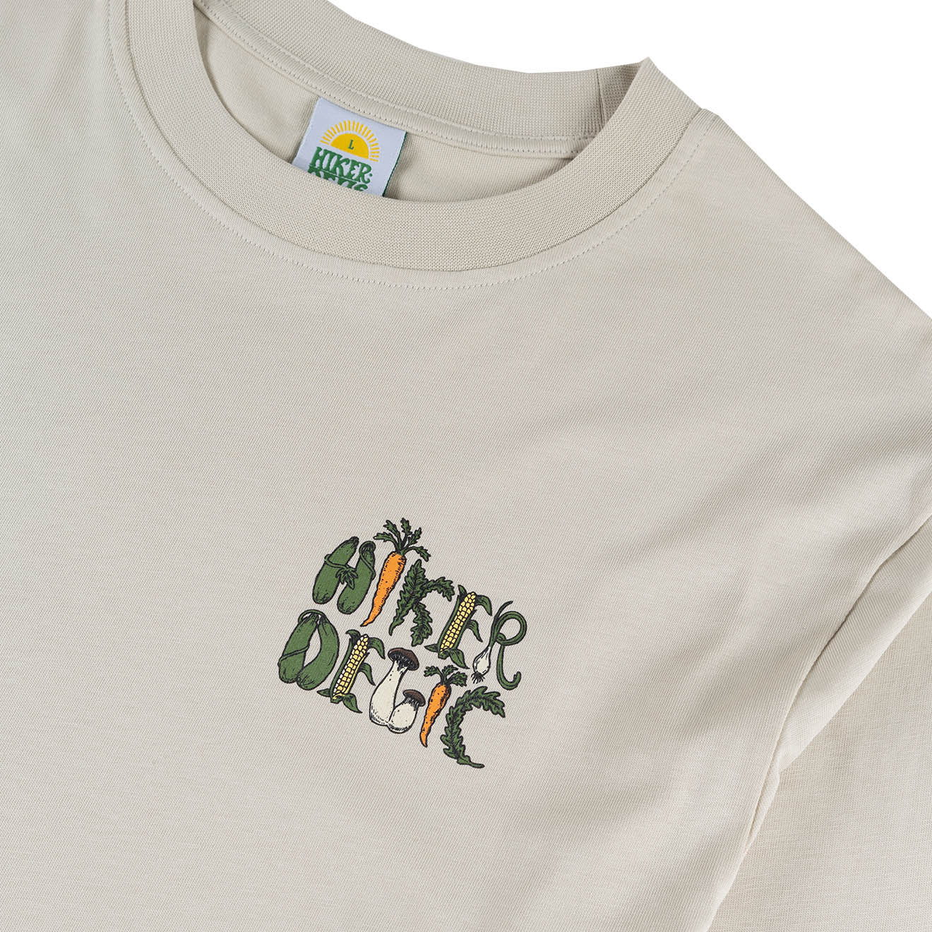 Hikerdelic Vegetable LS T-Shirt Oatmilk - Image 3