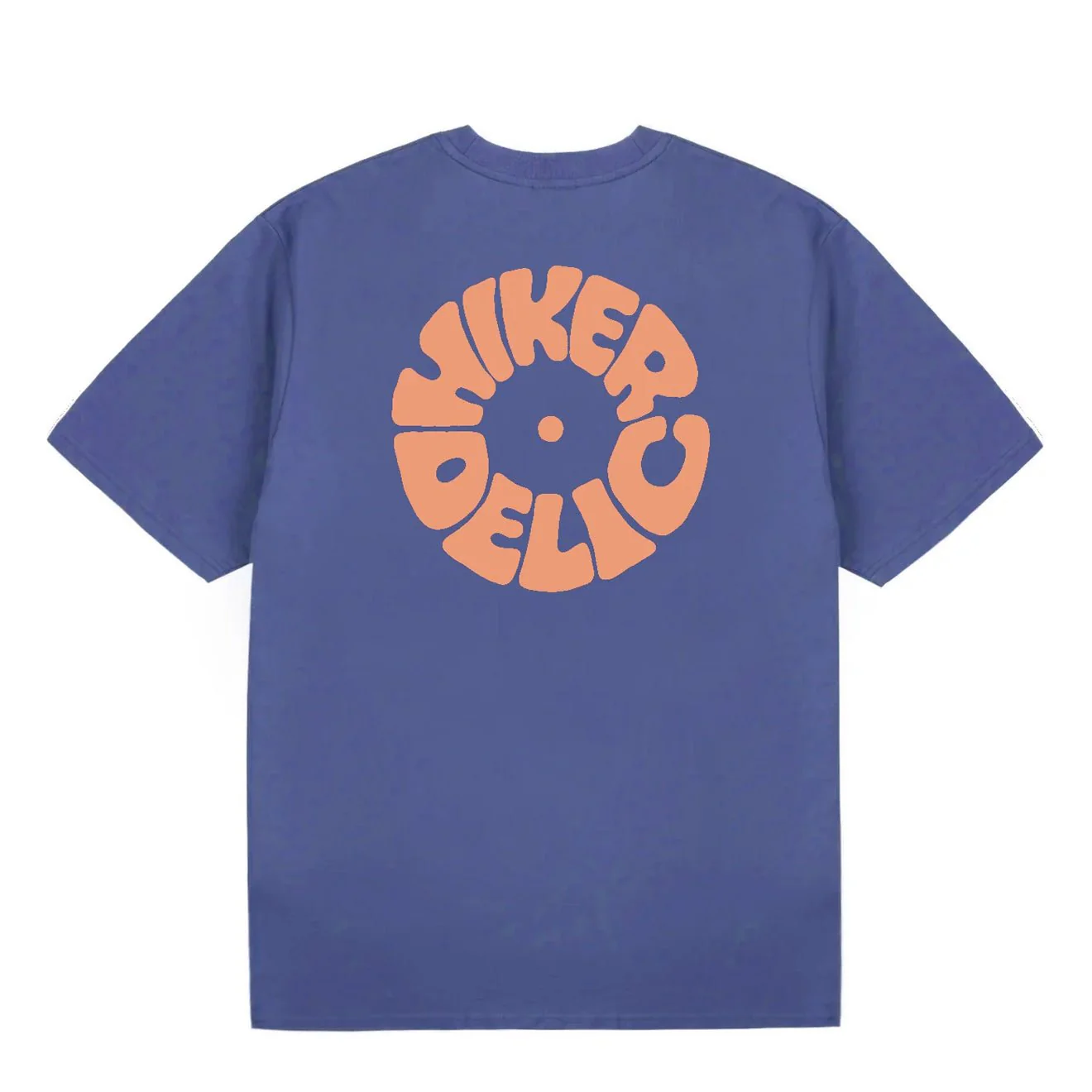 Hikerdelic Vinyl Logo T-Shirt Indigo Blue - Image 2