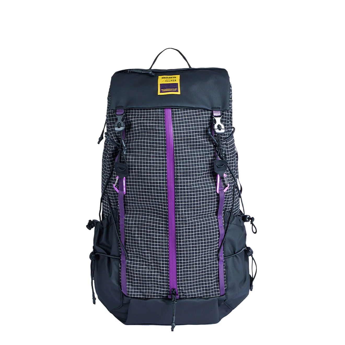 Hikerdelic x Elliker Cautley Flap Over Backpack Black