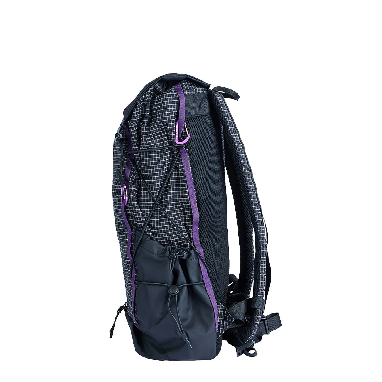 Hikerdelic x Elliker Cautley Flap Over Backpack Black - Image 3
