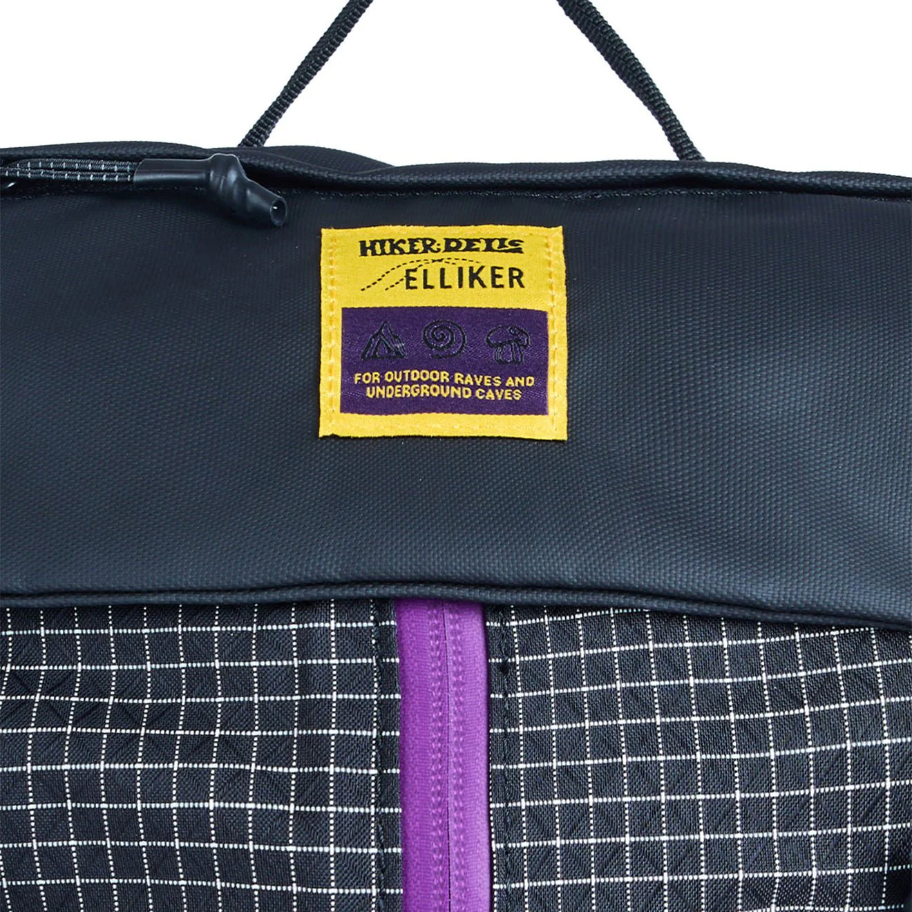 Hikerdelic x Elliker Cautley Flap Over Backpack Black - Image 7