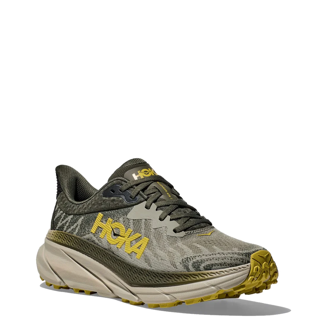 Hoka Challenger 7 Trainer Olive Haze / Forest Cover - Image 3