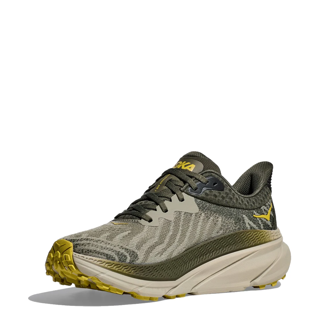 Hoka Challenger 7 Trainer Olive Haze / Forest Cover - Image 4