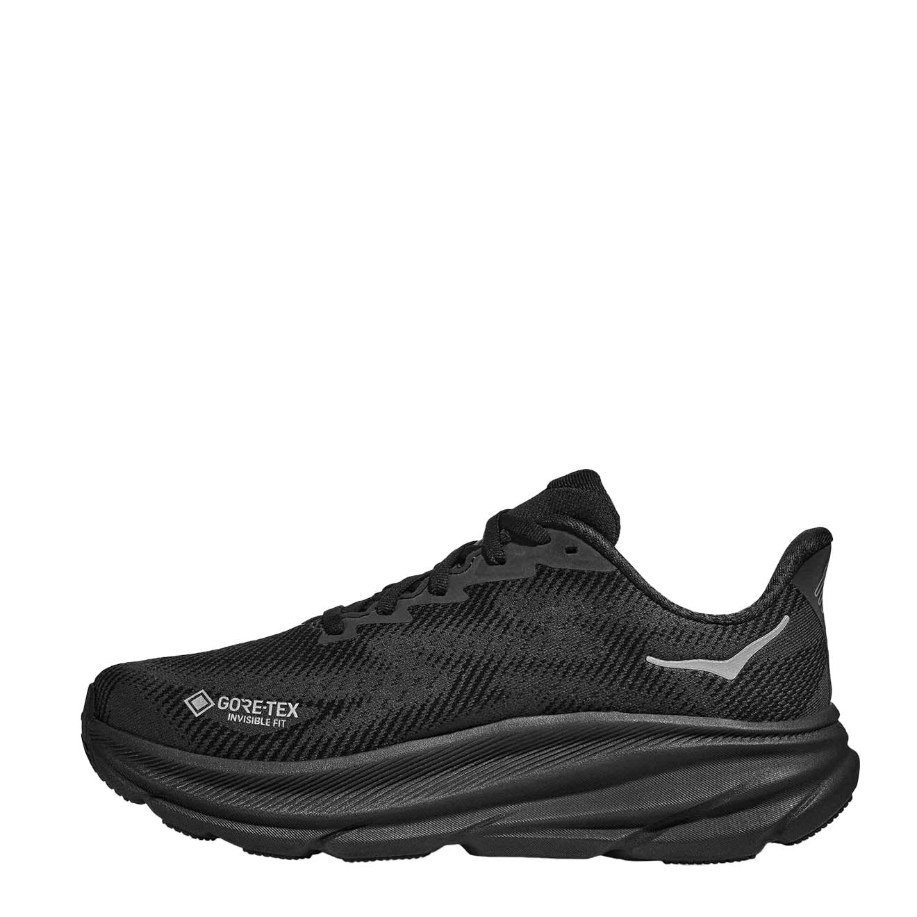 Hoka Clifton 9 GORE-TEX Trainer Black / Black - Image 2