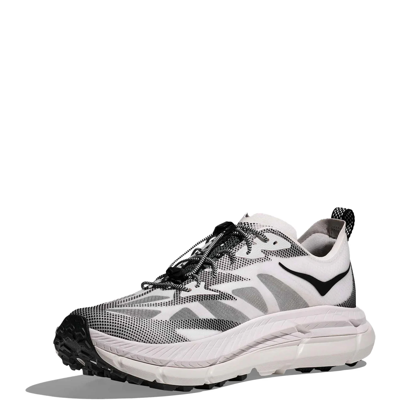 Hoka Mafate Speed 4 Lite Trainer White / Black - Image 6