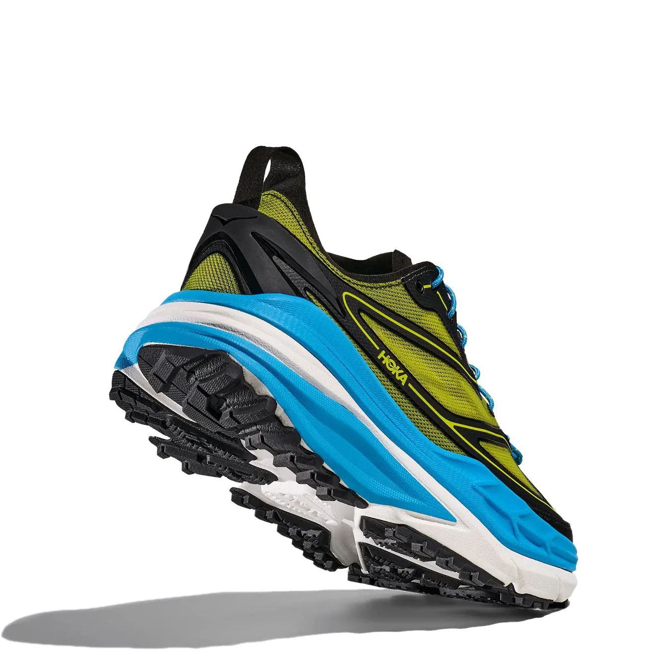 Hoka Stinson One7 Trainer Black / Skyward Blue - Image 3