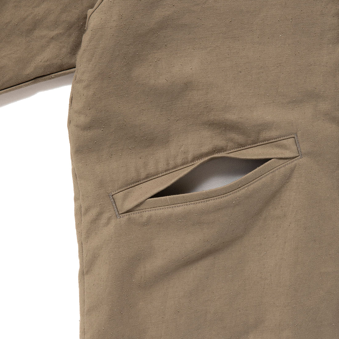 Jackman Back Nep Padded Coach Jacket Sepia - Image 3