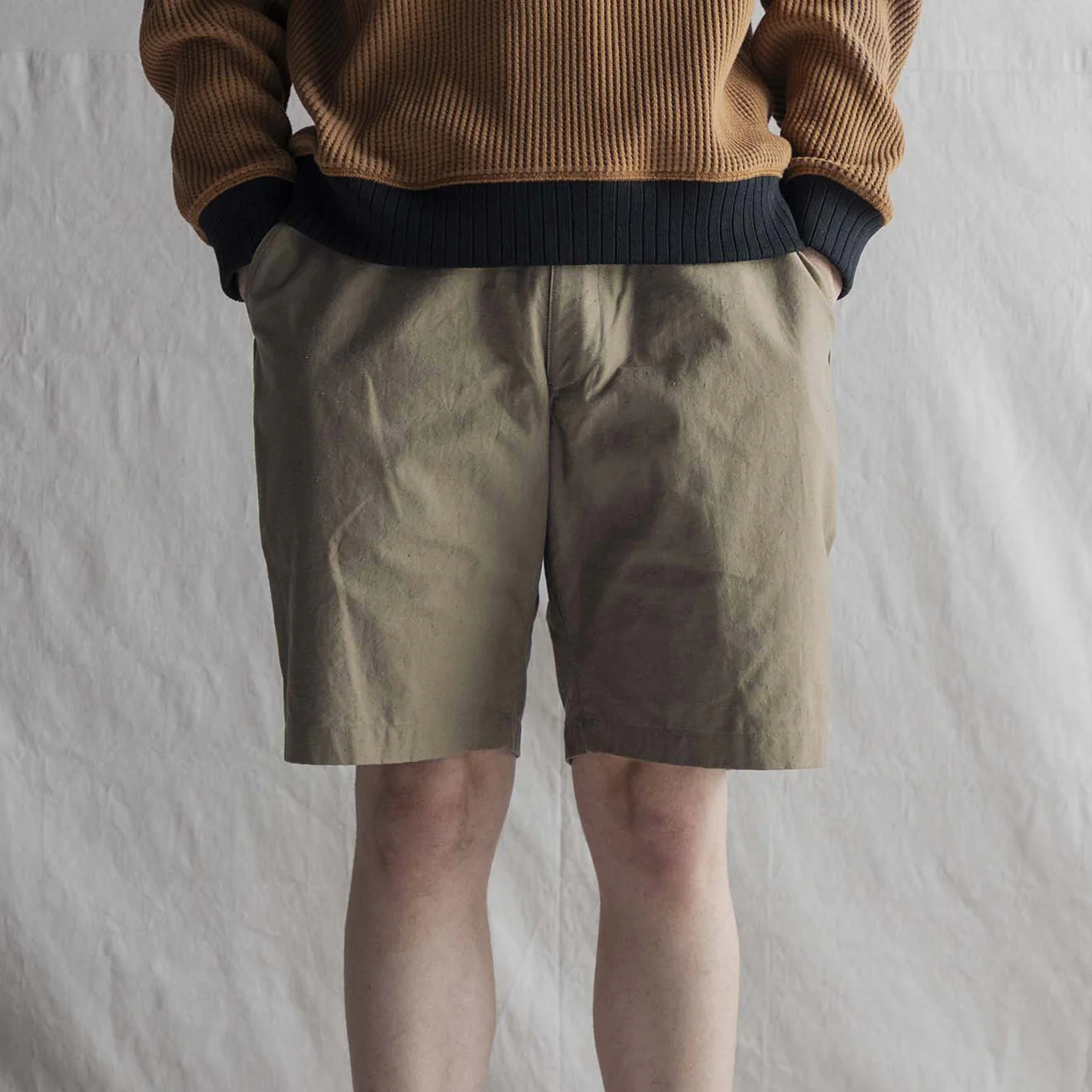 Jackman Back Nep Umps Shorts Sepia - Image 7
