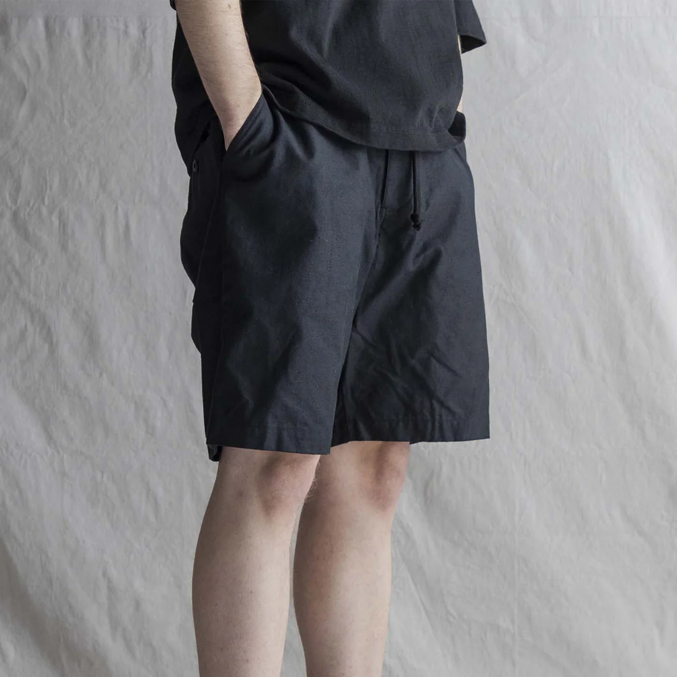 Jackman Back Nep Umps Shorts Sumikuro / Ink Black - Image 6