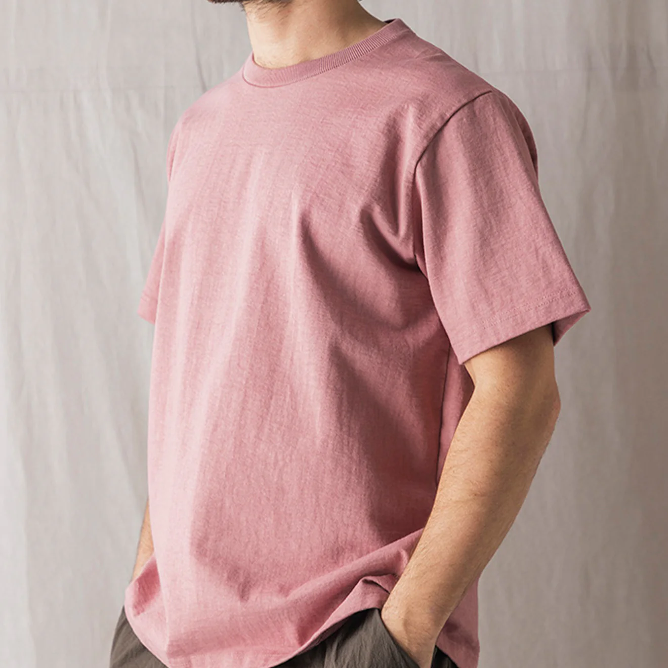 Jackman Dotsume T-Shirt Old Raspberry - Image 3