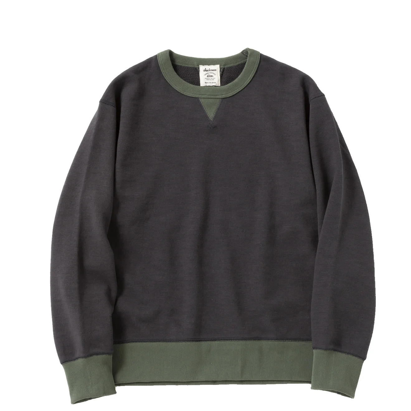 Jackman GG Sweat Crewneck Ink Black / Green