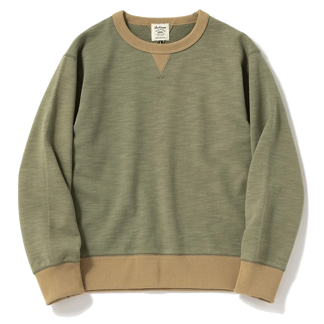 Jackman GG Sweat Crewneck Olive / Ocher