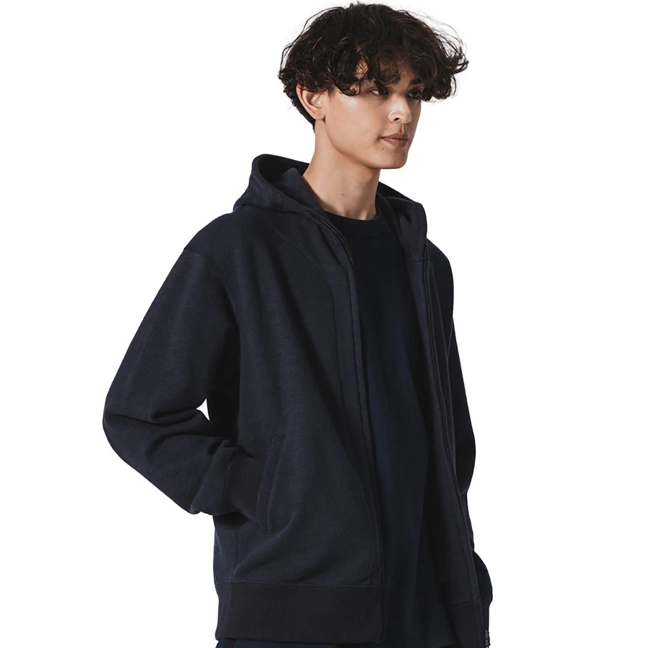 Jackman GG Sweat Parka Hoodie Black - Image 4