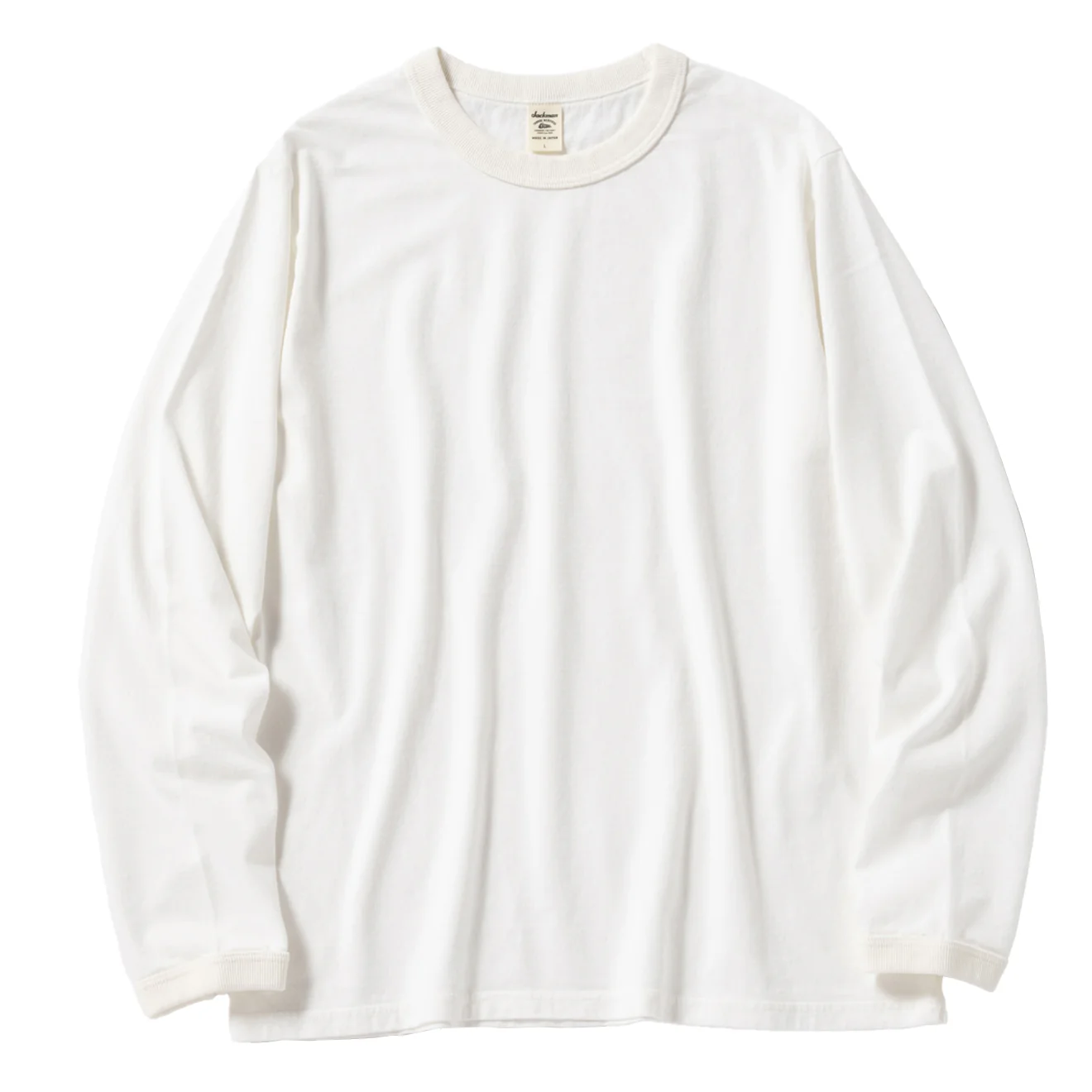 Jackman Lead-Off LS T-shirt White
