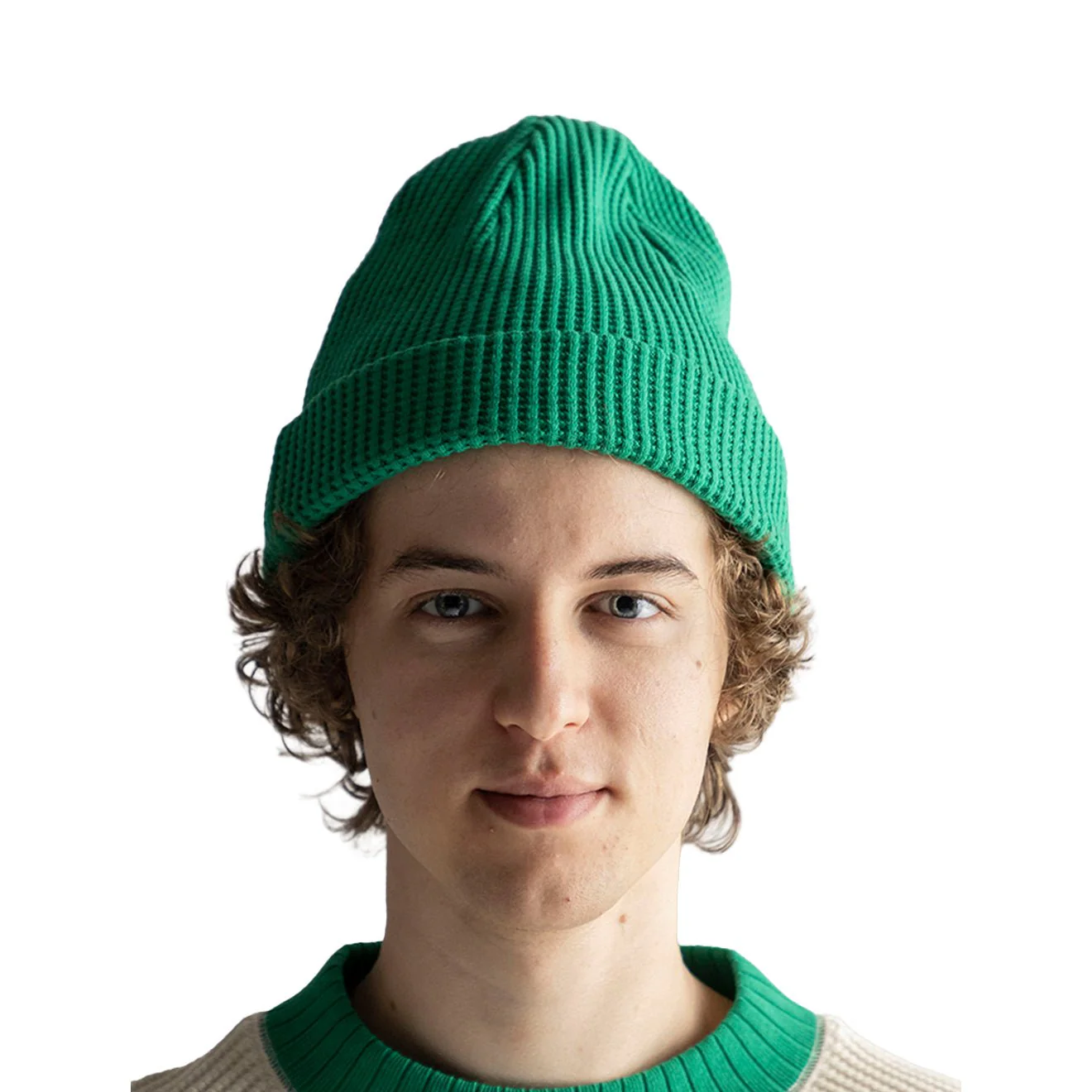 Jackman Waffle Knit Cap Sepia - Image 2