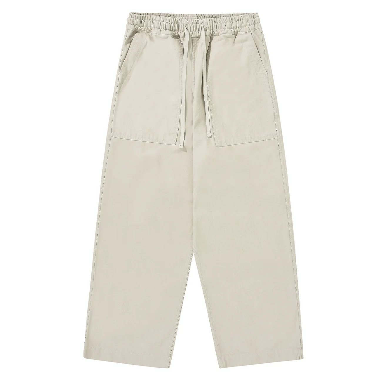 Kappy Heavy Cotton Fatigue Pants Cream