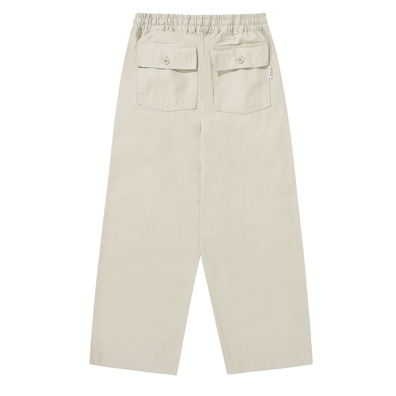 Kappy Heavy Cotton Fatigue Pants Cream - Image 2