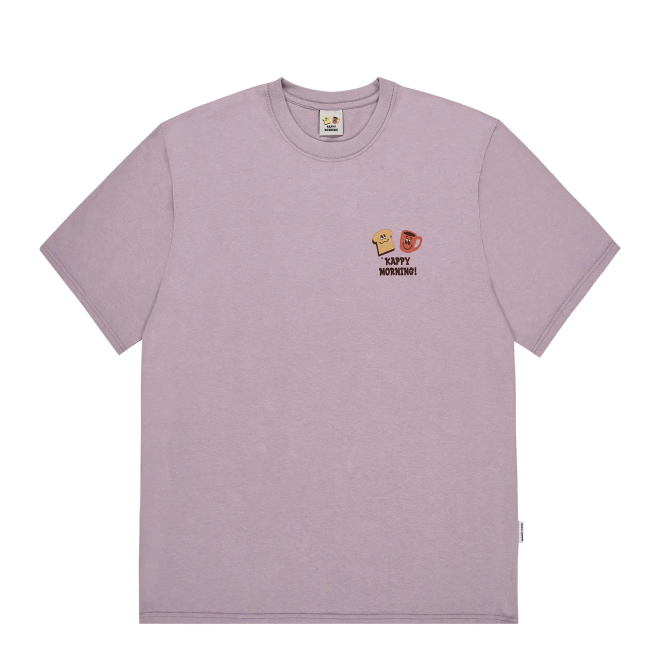 Kappy Kappy Morning Half T-Shirt Toru Fukuda Edition Lilac