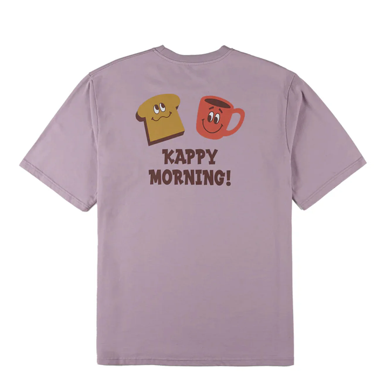 Kappy Kappy Morning Half T-Shirt Toru Fukuda Edition Lilac - Image 2