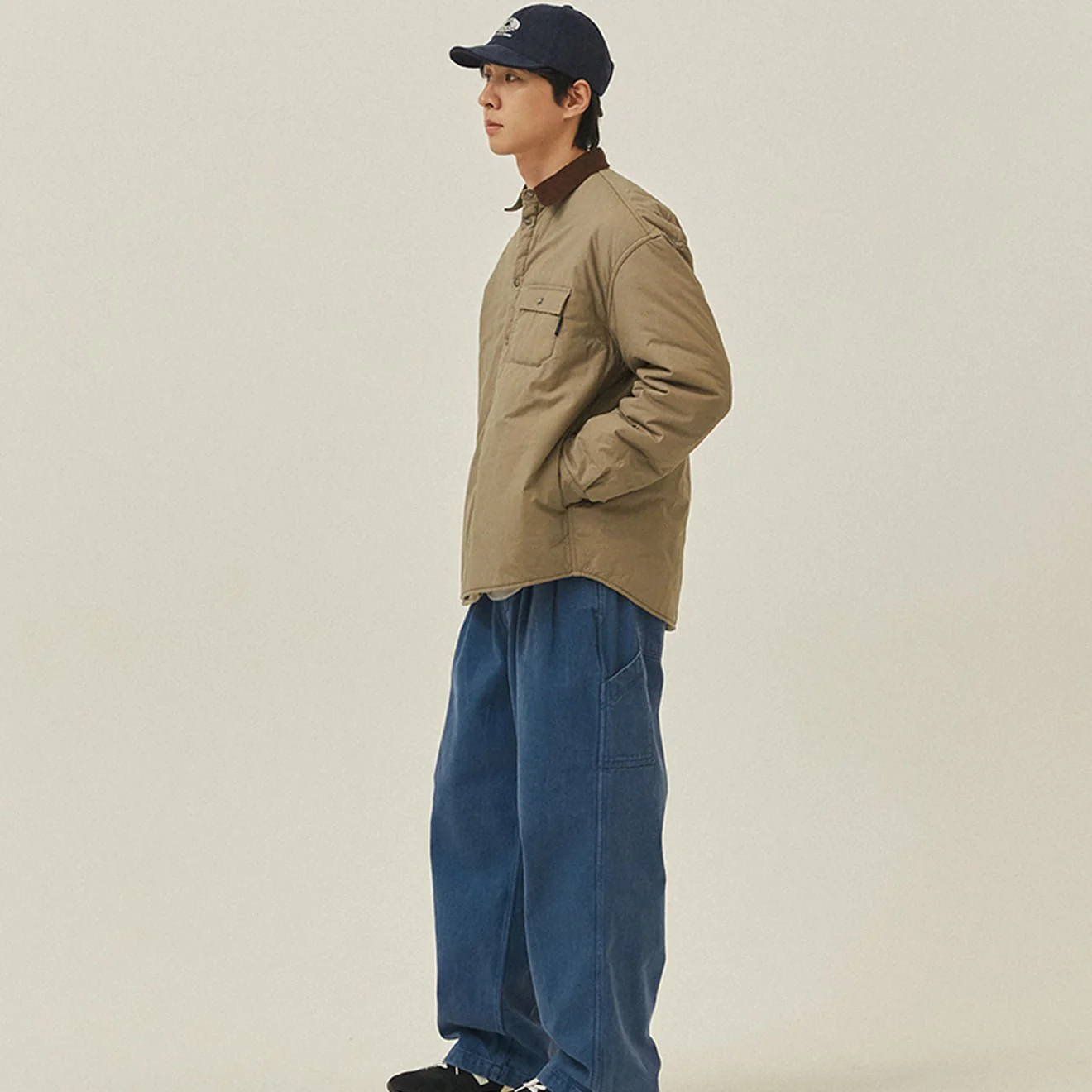 Kappy Padding Shirt Jacket Beige - Image 2