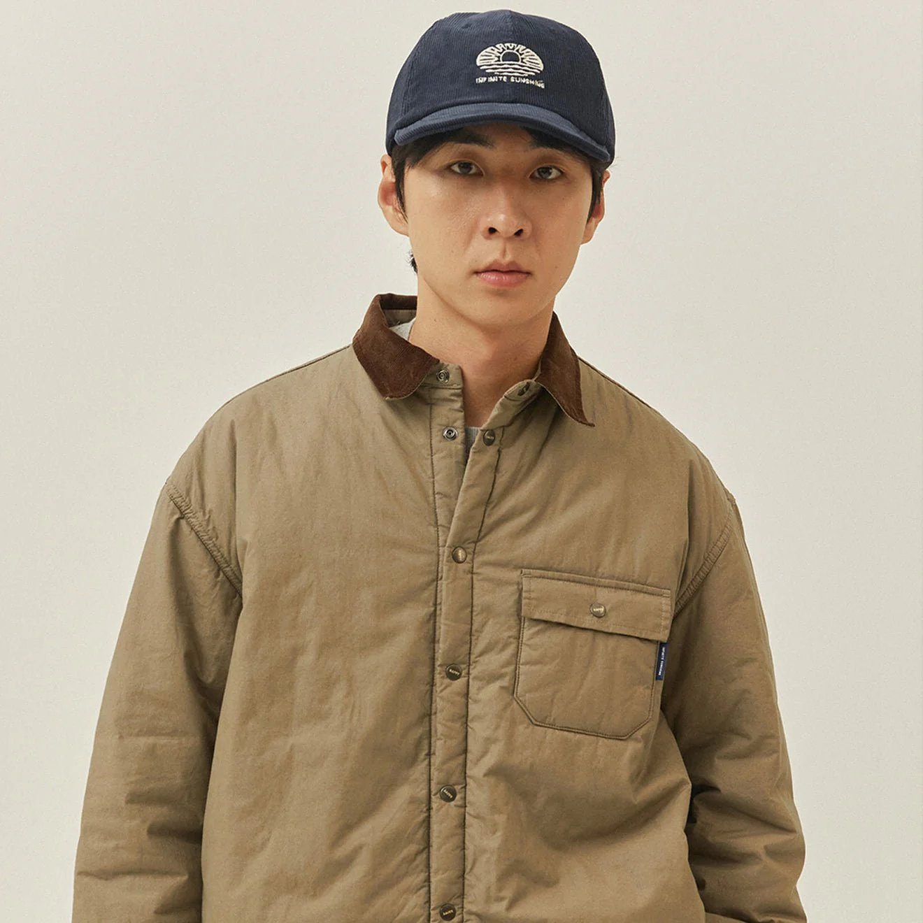 Kappy Padding Shirt Jacket Beige - Image 3