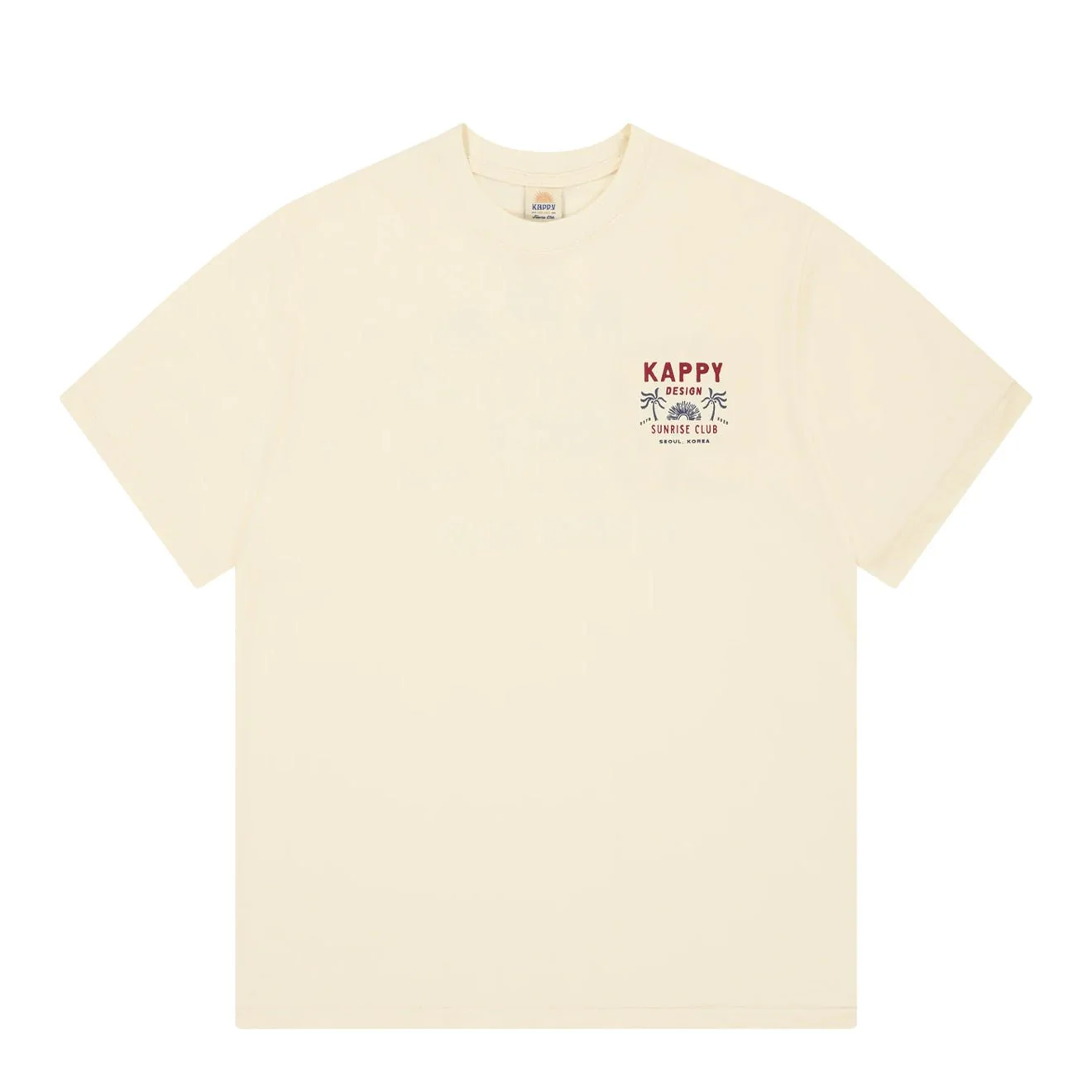 Kappy Palm Coast Half T-Shirt Cream