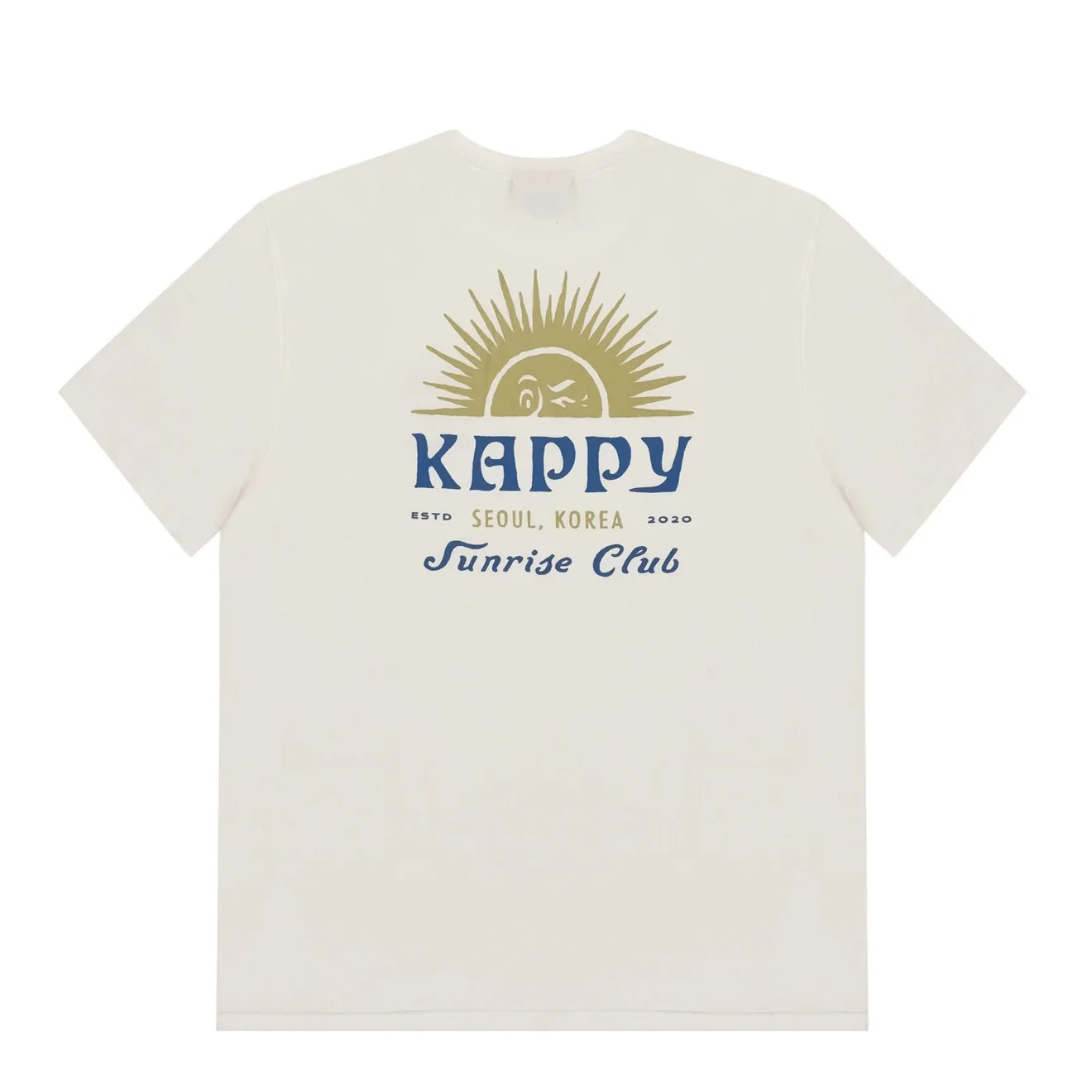 Kappy Sunny Wink Half T-Shirt
White - Image 2