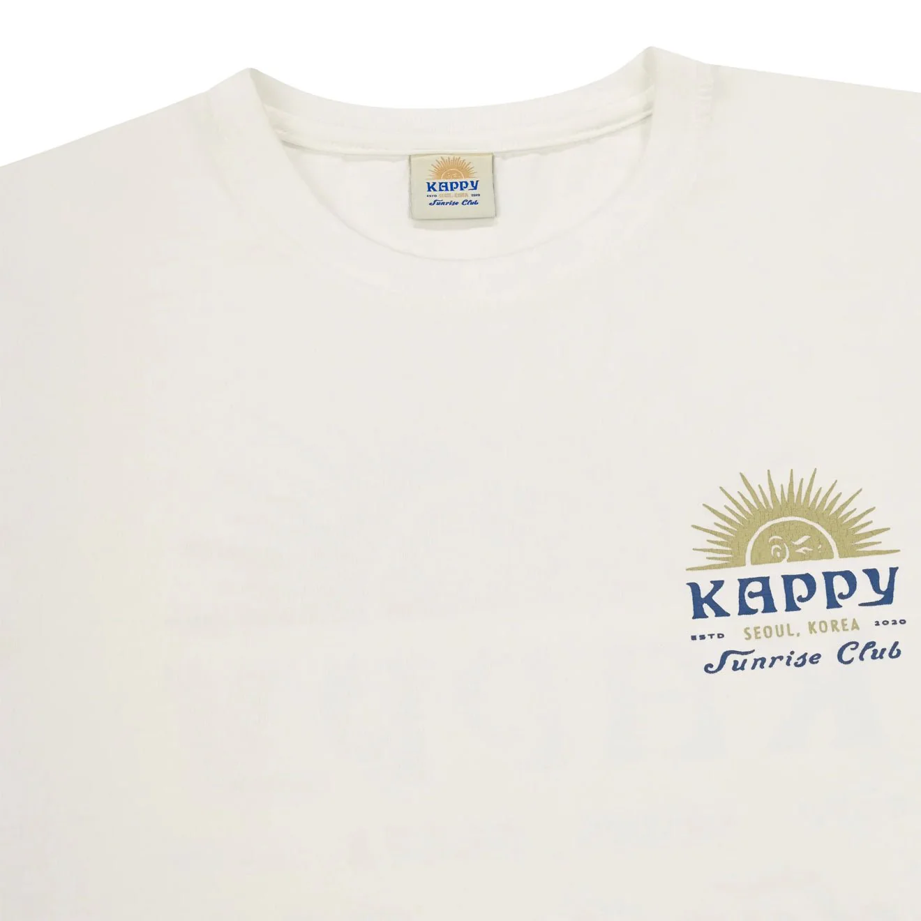 Kappy Sunny Wink Half T-Shirt
White - Image 4
