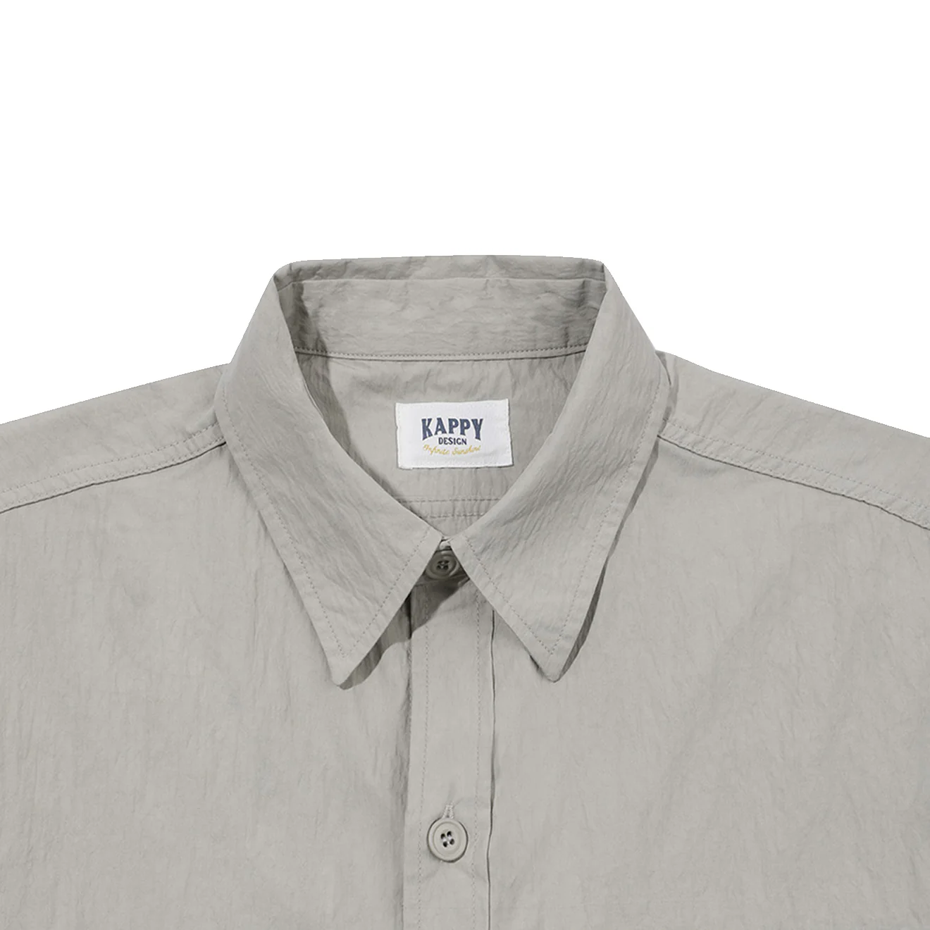 Kappy Sunrise Utility Half Shirt Greige - Image 3