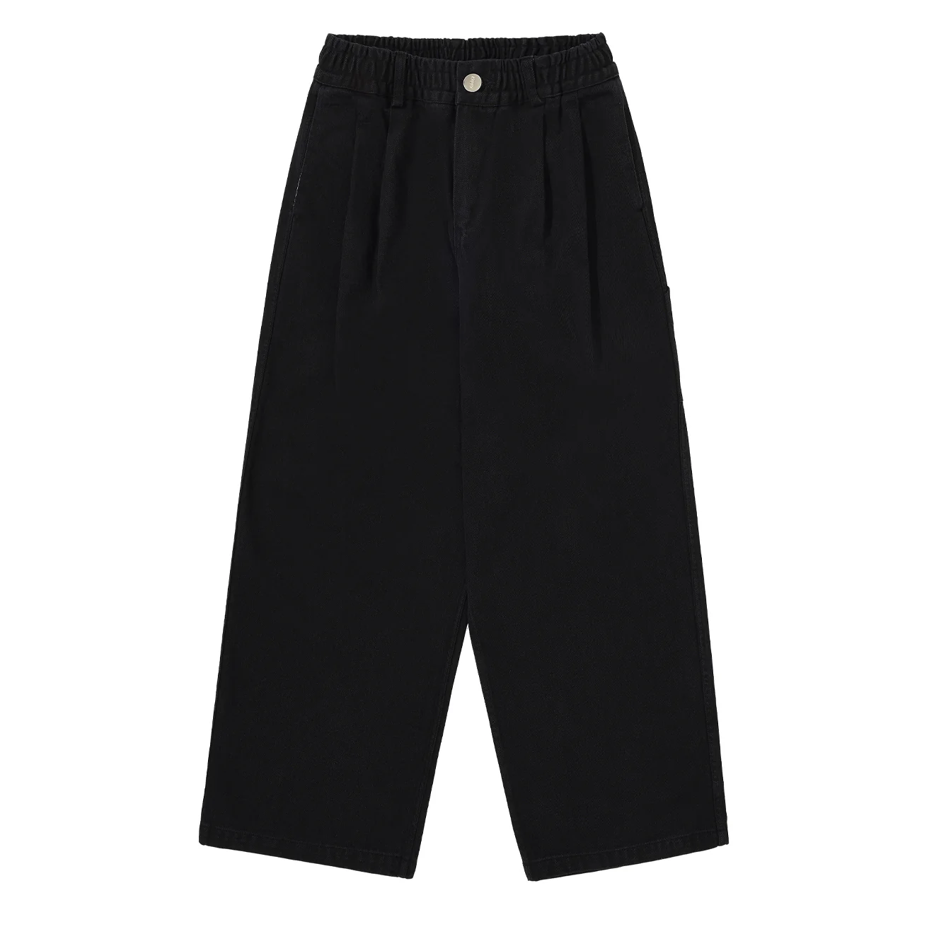Kappy Two Tuck Wide Kation Pants Black - Image 4