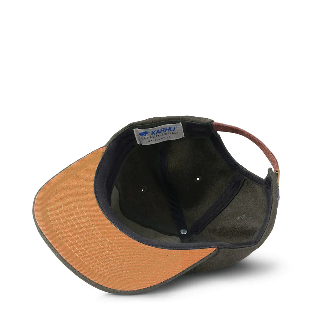 Karhu Logo Cap Dark Olive / Brown Sugar - Image 3