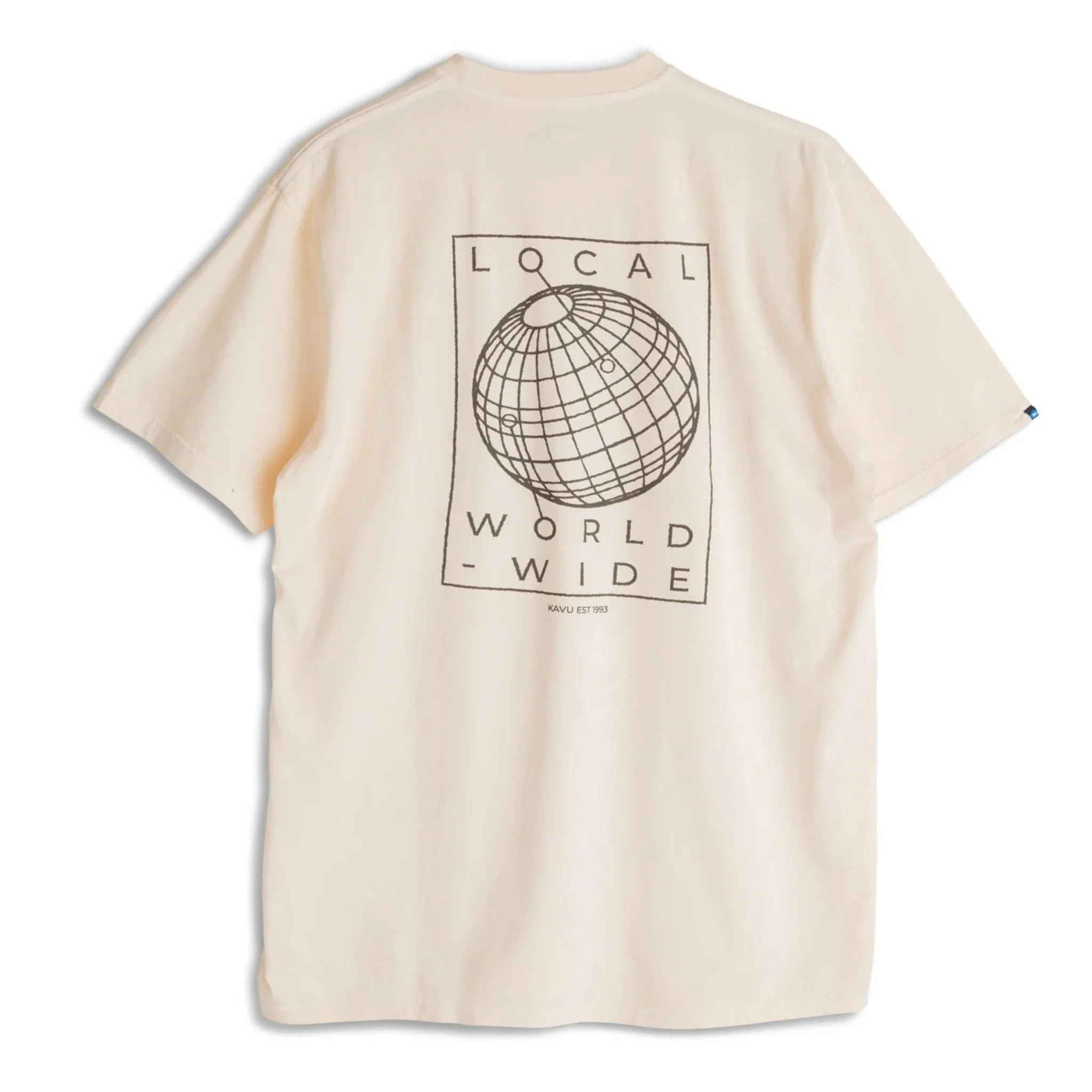 Kavu Geocentric S/S Tee Summer Sand - Image 2