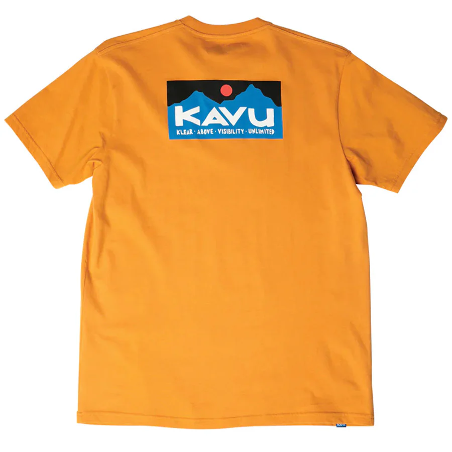 Kavu Klear Above Etch Art T-Shirt Butterscotch - Image 3