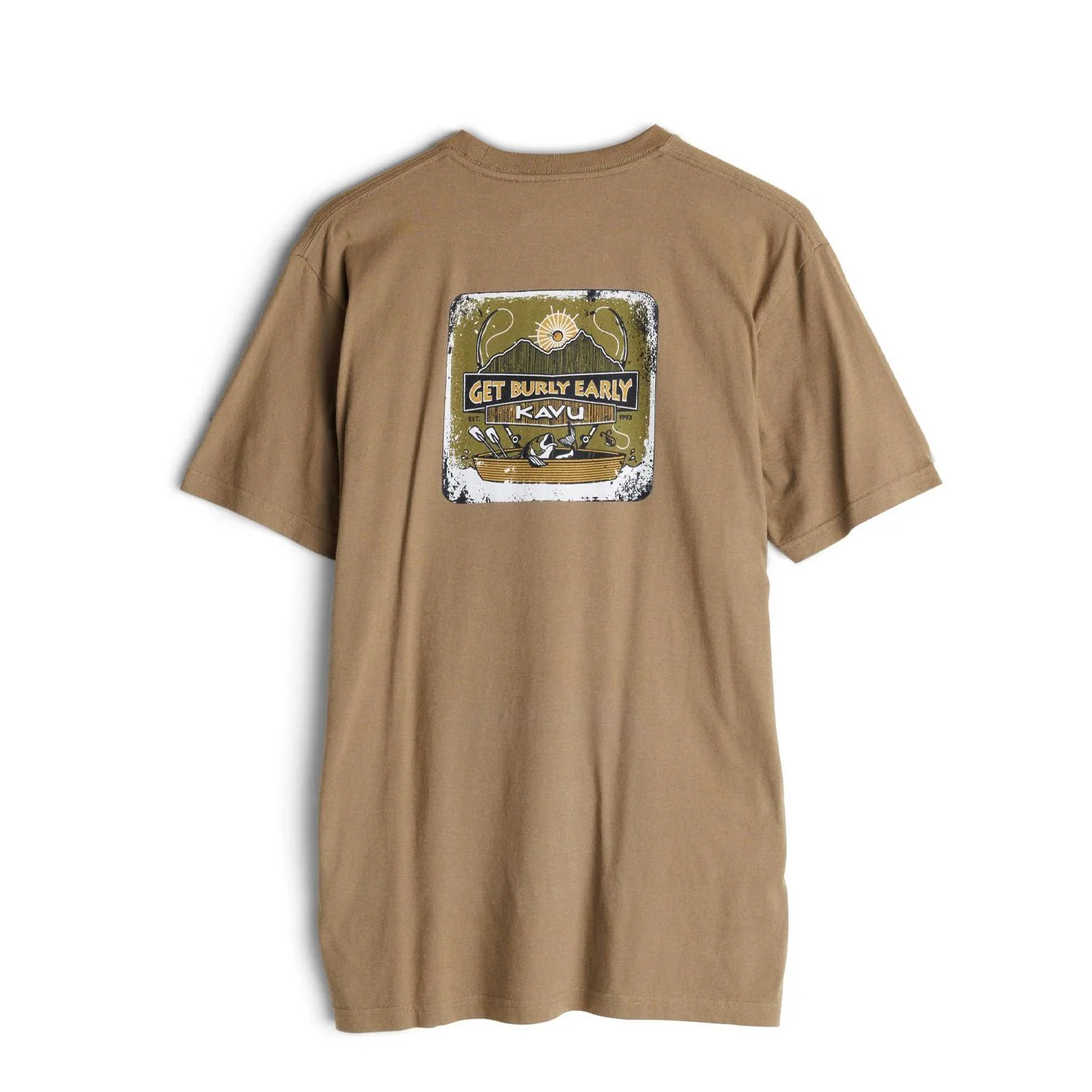 Kavu Pass The Time S/S Tee Olive - Image 2