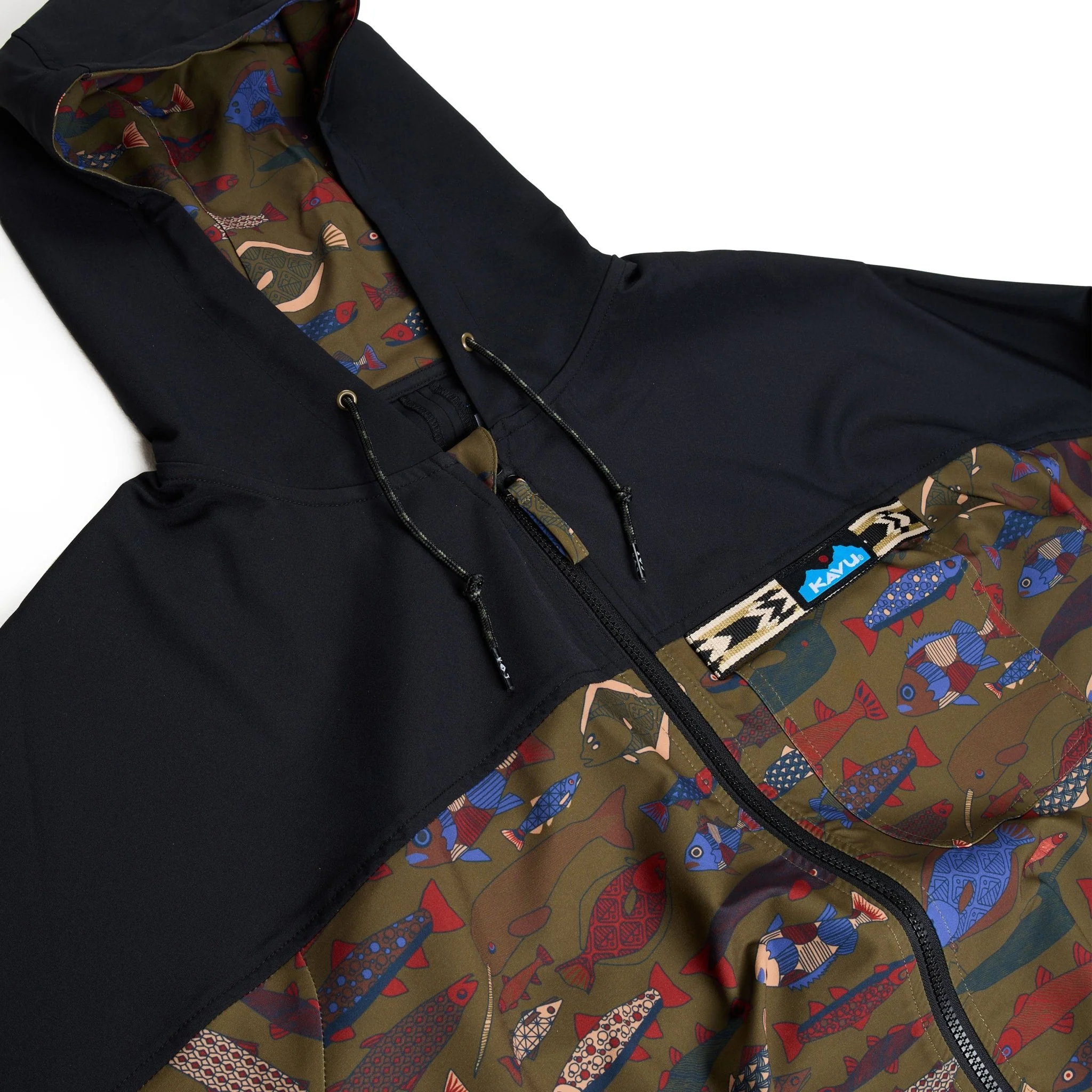 Kavu River Throwshirt Jacket Fish Tessellate - Image 3