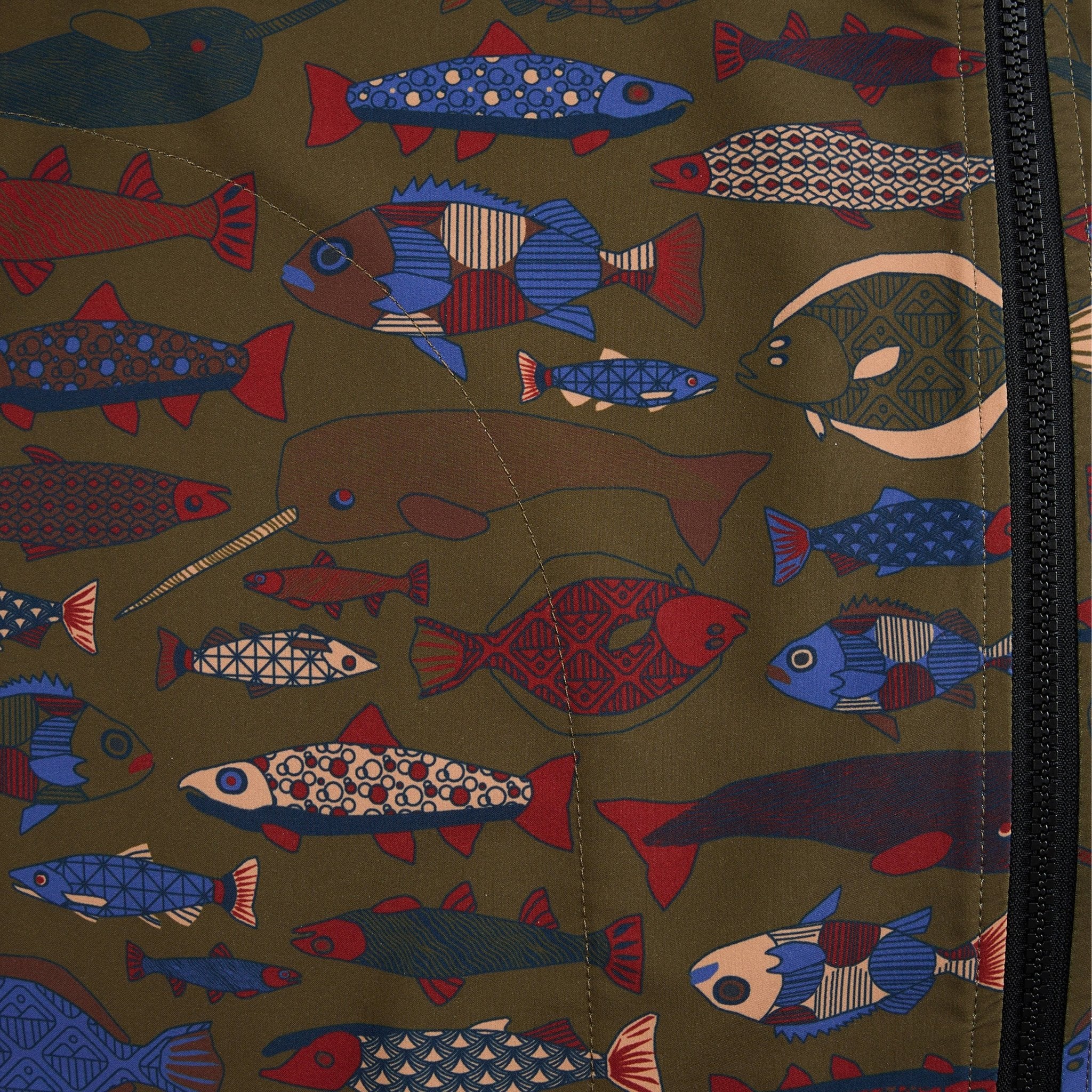 Kavu River Throwshirt Jacket Fish Tessellate - Image 4