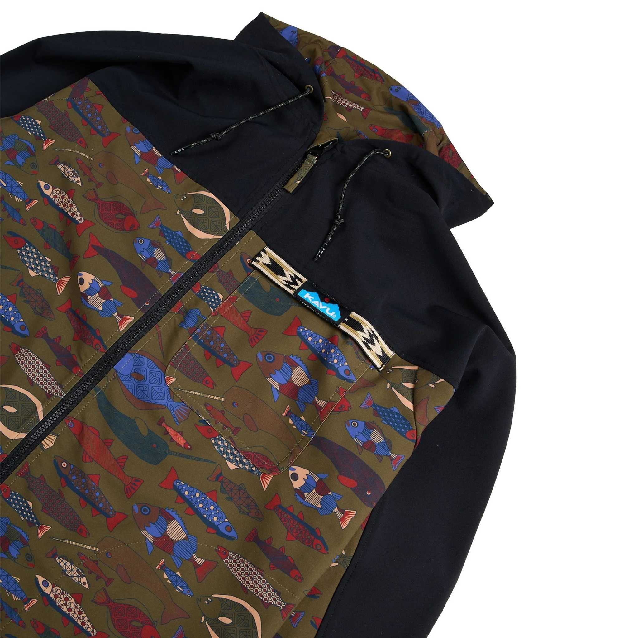 Kavu River Throwshirt Jacket Fish Tessellate - Image 5