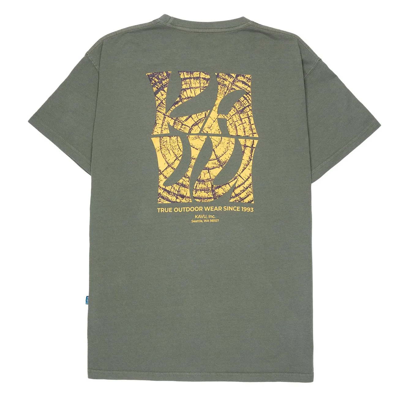 Kavu Slice Tee Dark Forest - Image 2