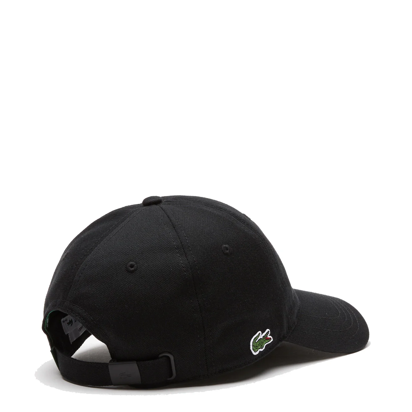 Lacoste Unisex Organic Cotton Twill Cap Black - Image 2