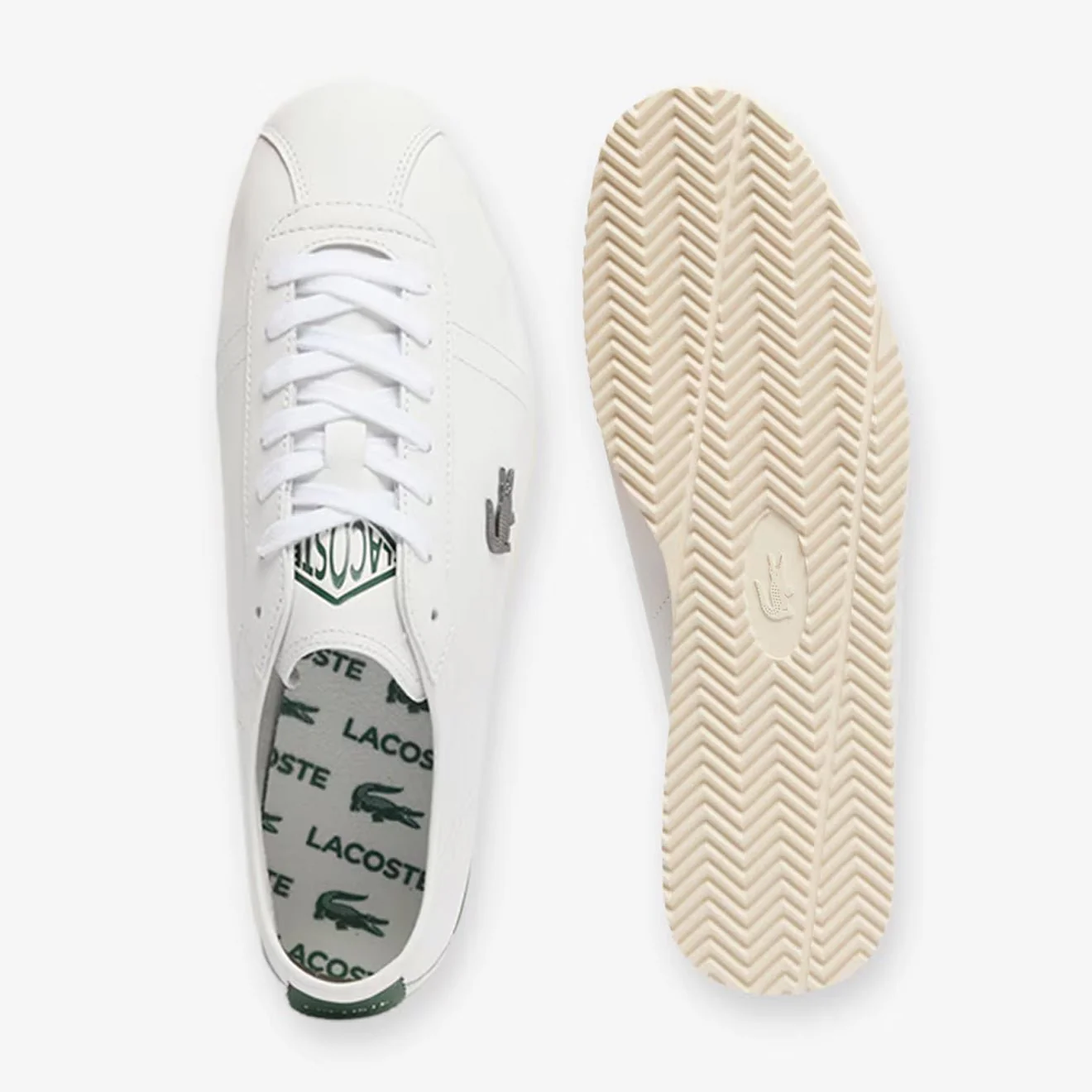 Lacoste Club-Low Trainer White / Off White - Image 3