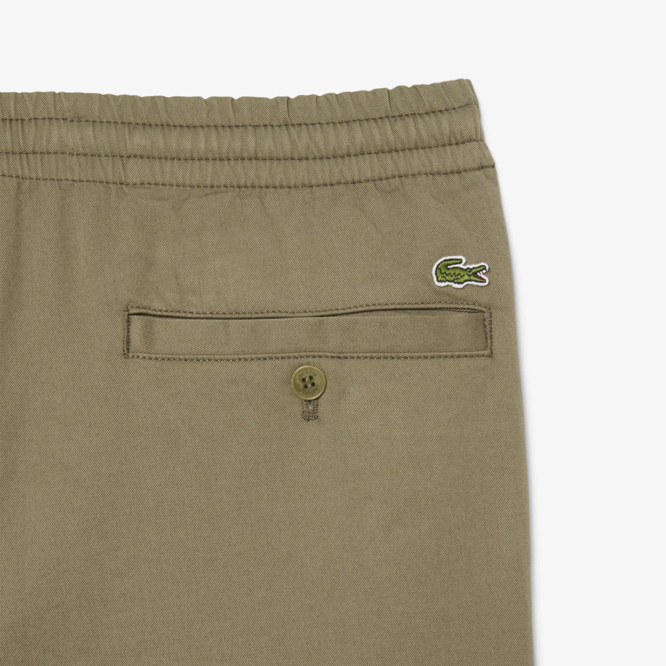 Lacoste Drawstring Trousers Khaki Green - Image 6