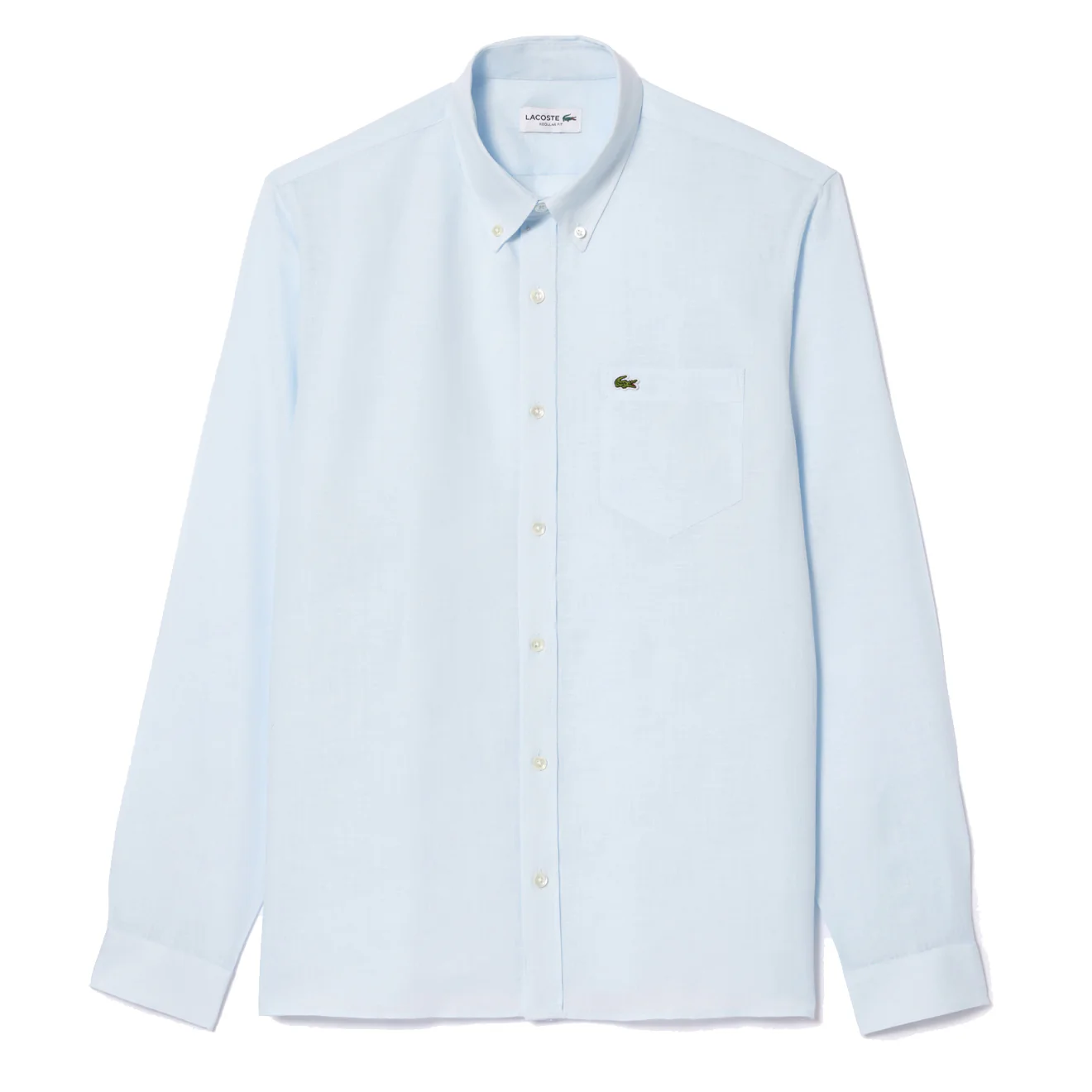 Lacoste Linen Shirt Light Blue