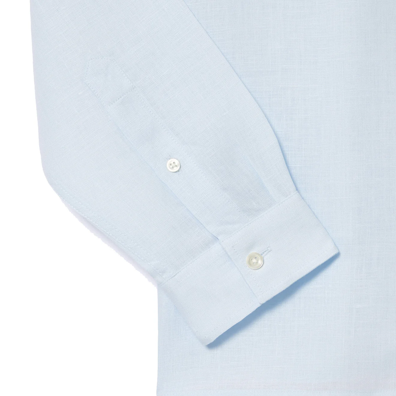 Lacoste Linen Shirt Light Blue - Image 2