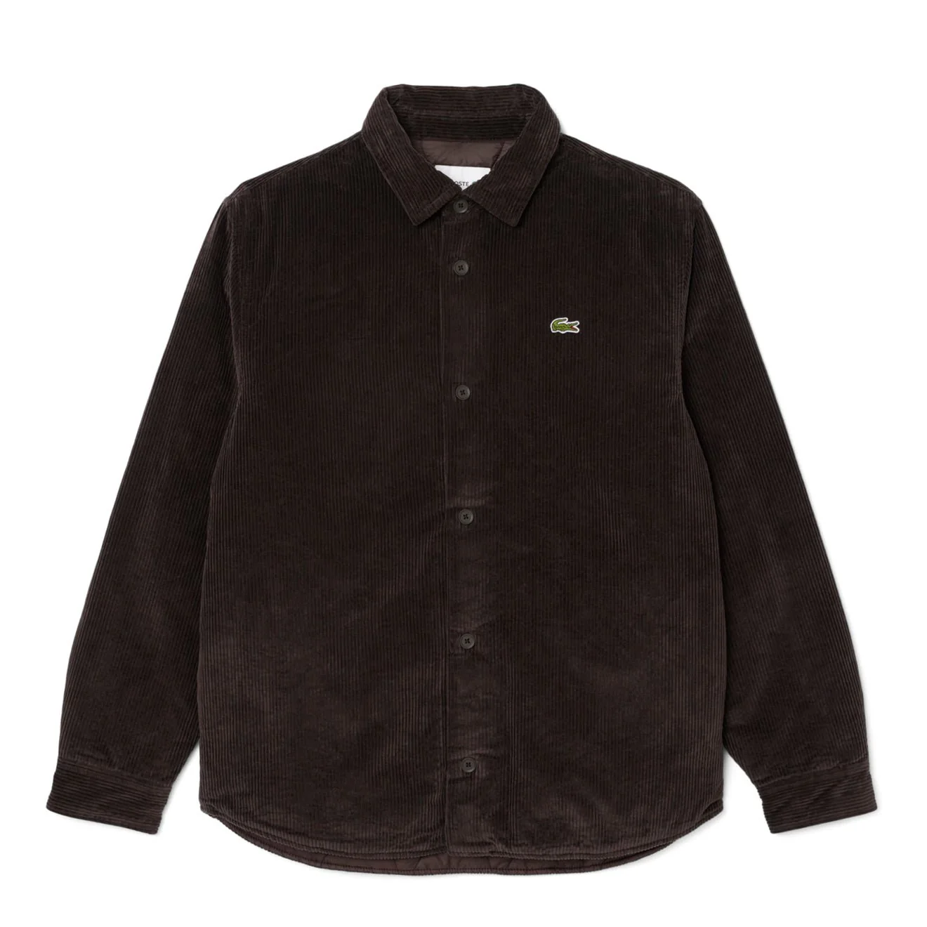 Lacoste Oversized Corduroy Overshirt Brown