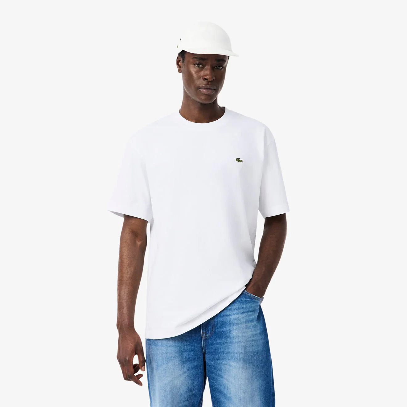 Lacoste Relaxed Fit T-Shirt White - Image 2