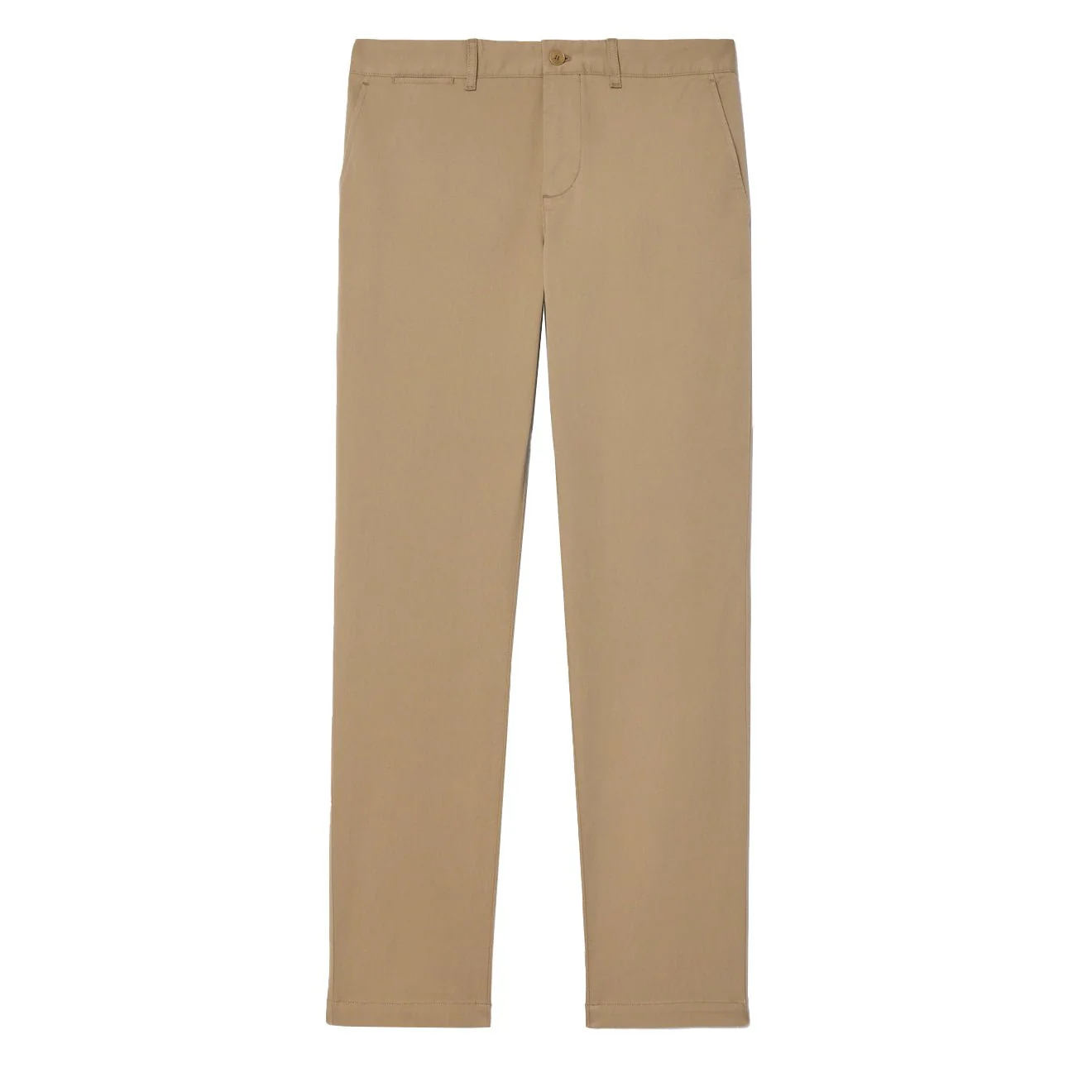 Lacoste Slim Fit Stretch Cotton Chino Pants Beige