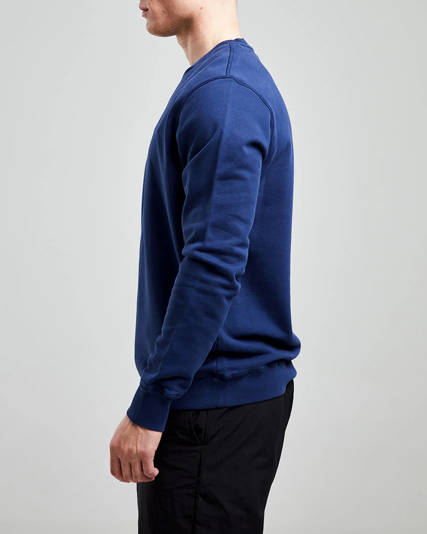 Left Hand Crew Sweatshirt Navy - Image 4